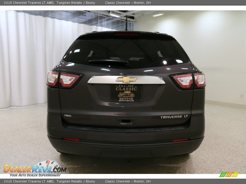 2016 Chevrolet Traverse LT AWD Tungsten Metallic / Ebony Photo #18