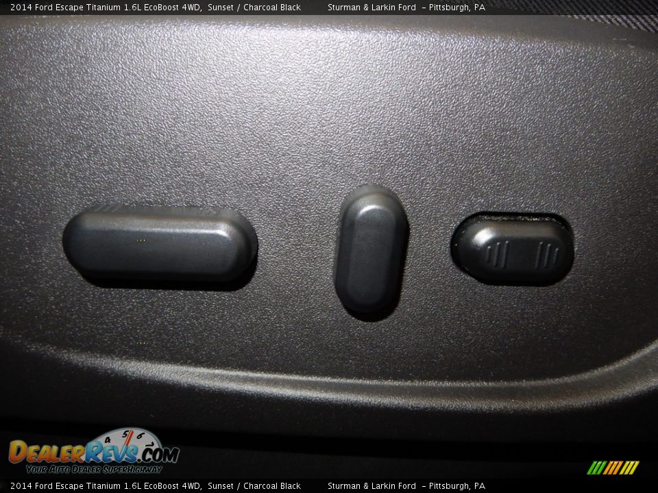 2014 Ford Escape Titanium 1.6L EcoBoost 4WD Sunset / Charcoal Black Photo #20
