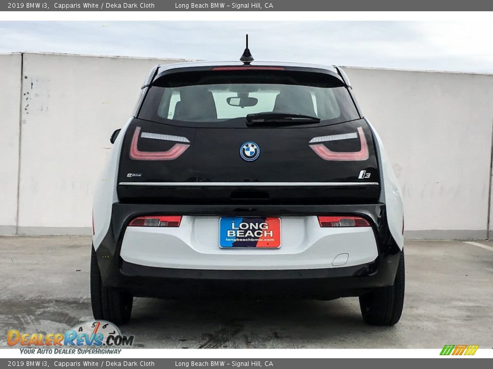 2019 BMW i3 Capparis White / Deka Dark Cloth Photo #3