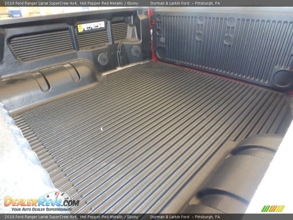 2019 Ford Ranger Lariat SuperCrew 4x4 Hot Pepper Red Metallic / Ebony Photo #9