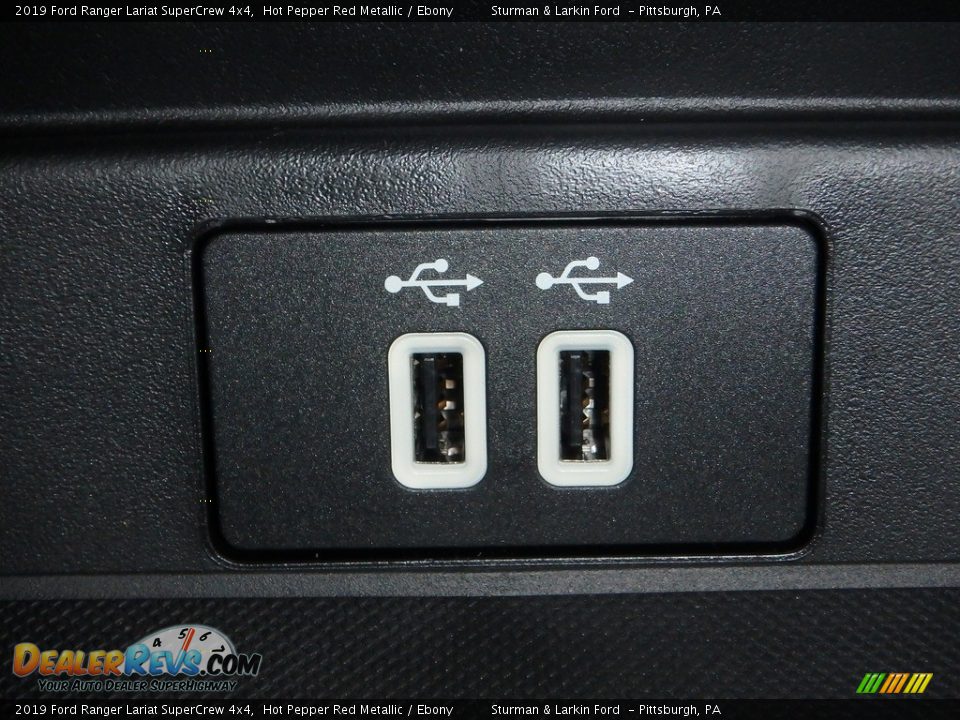 2019 Ford Ranger Lariat SuperCrew 4x4 Hot Pepper Red Metallic / Ebony Photo #15