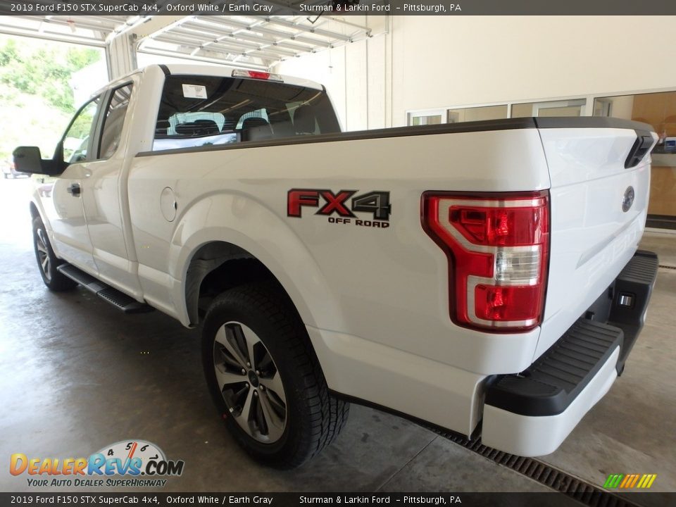 2019 Ford F150 STX SuperCab 4x4 Oxford White / Earth Gray Photo #3
