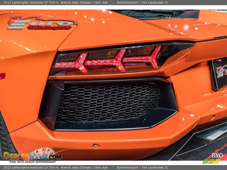 2012 Lamborghini Aventador LP 700-4 Arancio Atlas (Orange) / Nero Ade Photo #38