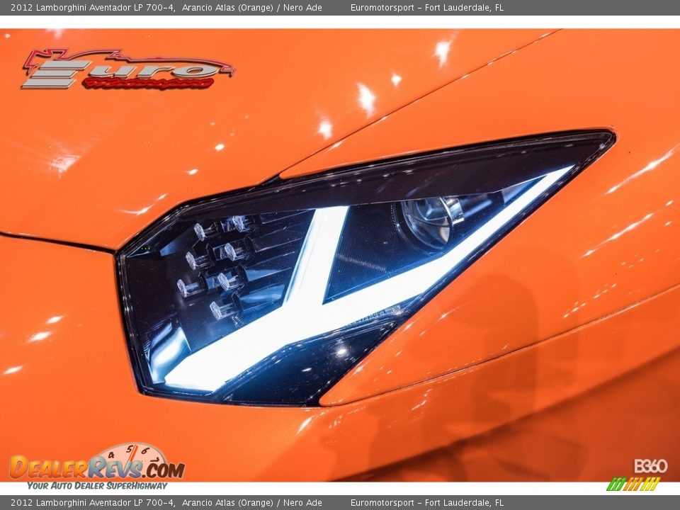 2012 Lamborghini Aventador LP 700-4 Arancio Atlas (Orange) / Nero Ade Photo #39
