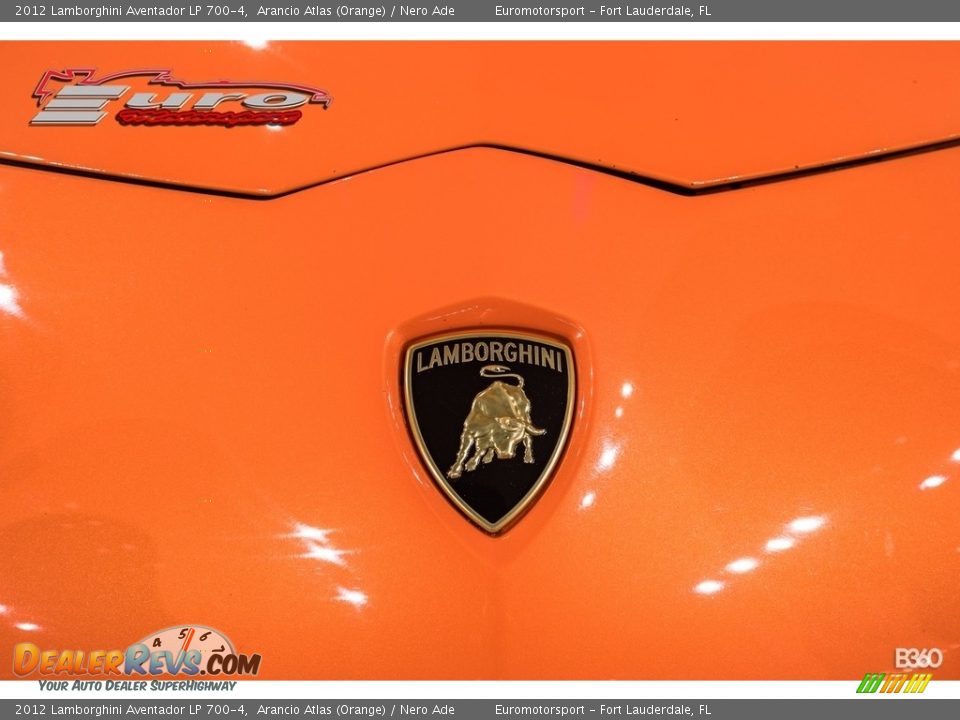 2012 Lamborghini Aventador LP 700-4 Arancio Atlas (Orange) / Nero Ade Photo #40