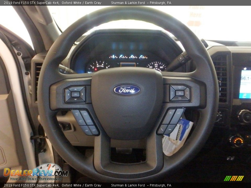 2019 Ford F150 STX SuperCab 4x4 Oxford White / Earth Gray Photo #14