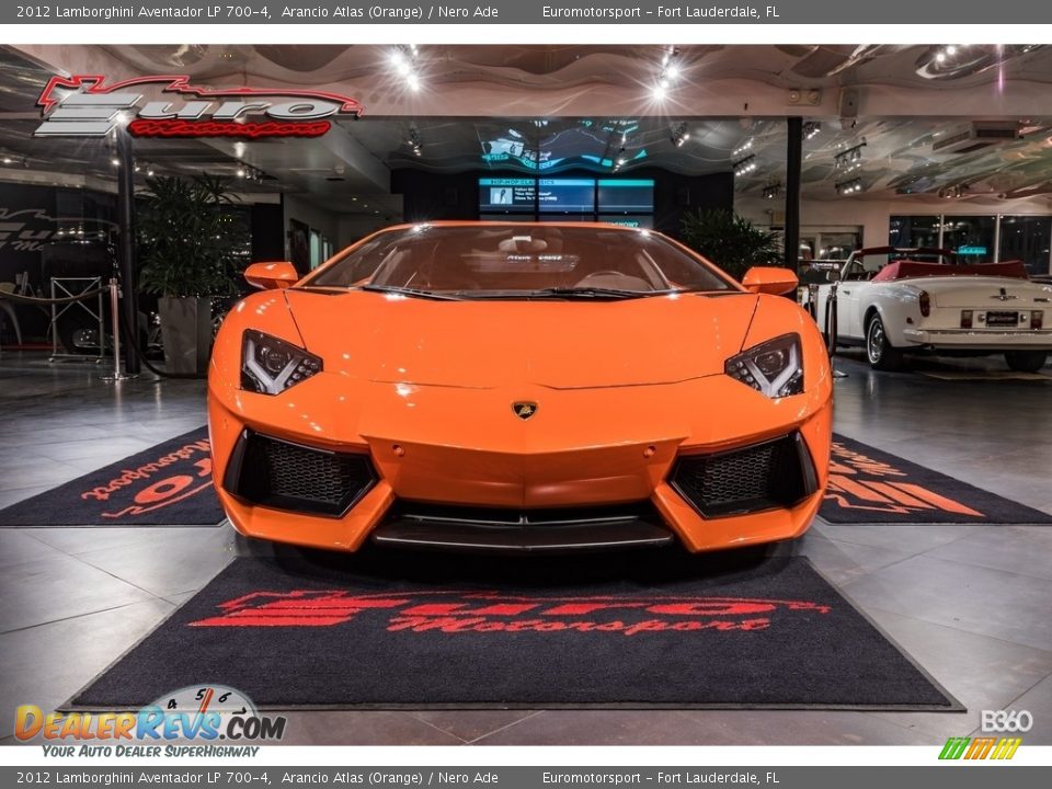 2012 Lamborghini Aventador LP 700-4 Arancio Atlas (Orange) / Nero Ade Photo #46