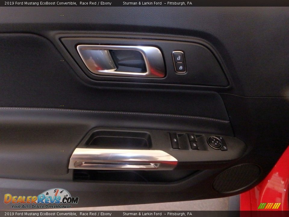 2019 Ford Mustang EcoBoost Convertible Race Red / Ebony Photo #10