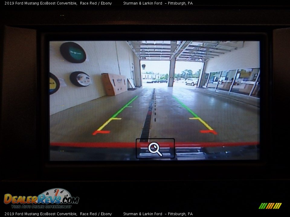 2019 Ford Mustang EcoBoost Convertible Race Red / Ebony Photo #12