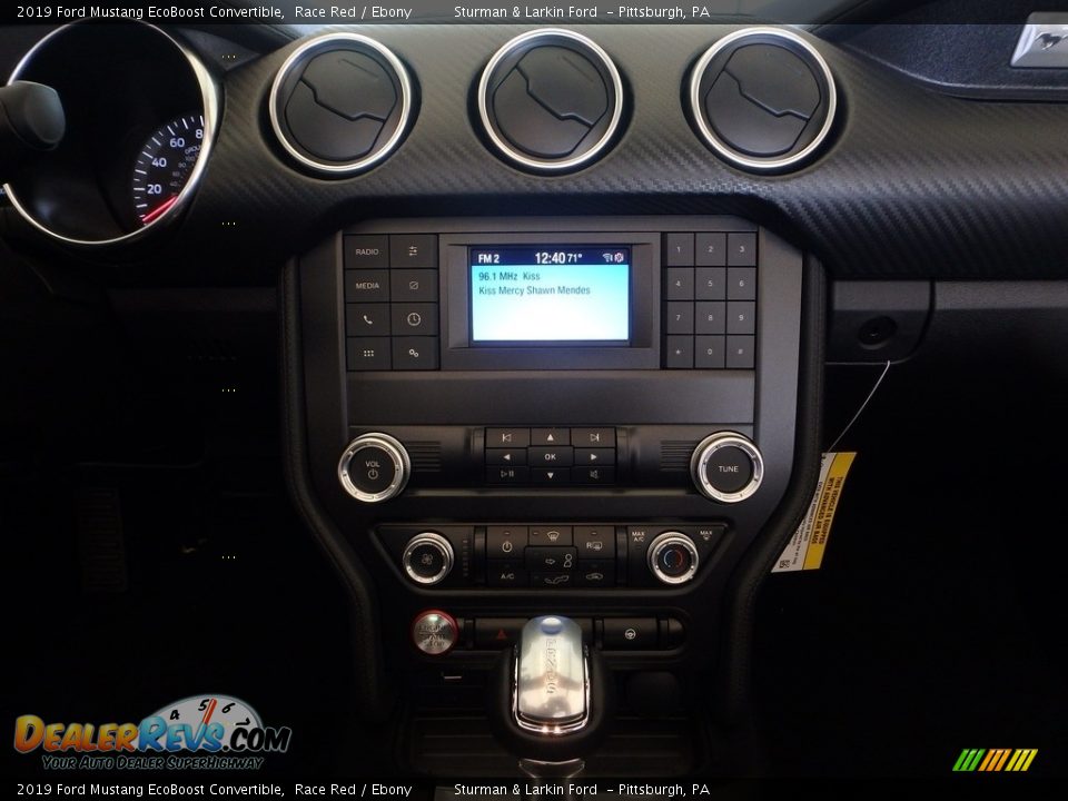 2019 Ford Mustang EcoBoost Convertible Race Red / Ebony Photo #13