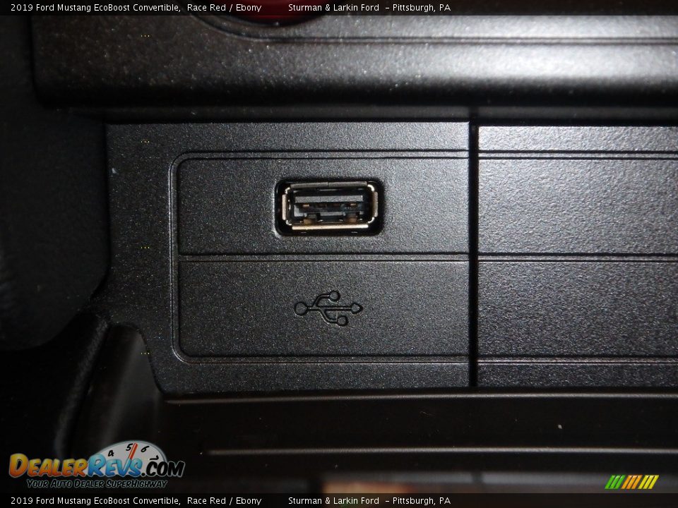 2019 Ford Mustang EcoBoost Convertible Race Red / Ebony Photo #15