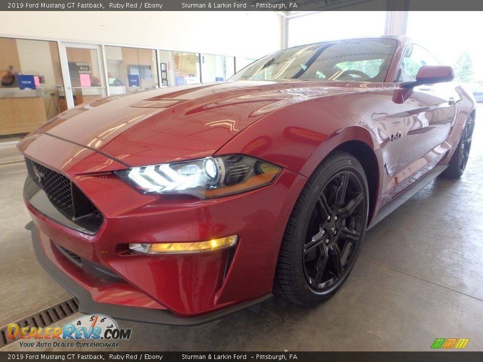 2019 Ford Mustang GT Fastback Ruby Red / Ebony Photo #4
