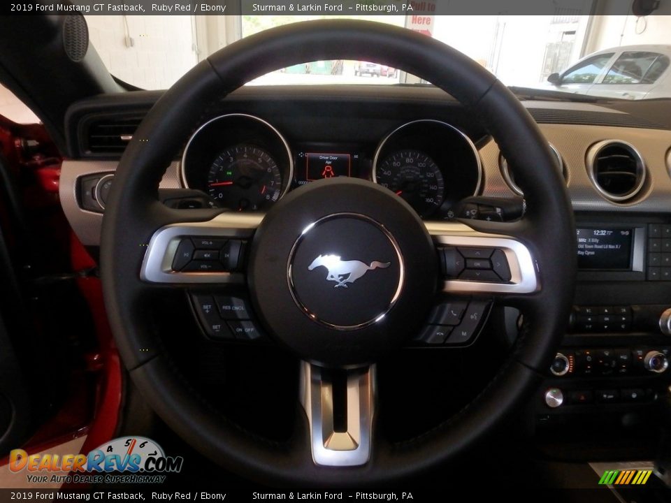 2019 Ford Mustang GT Fastback Ruby Red / Ebony Photo #12
