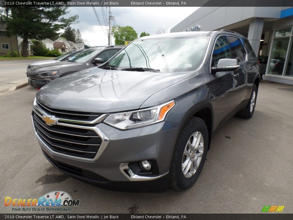 2019 Chevrolet Traverse LT AWD Satin Steel Metallic / Jet Black Photo #1