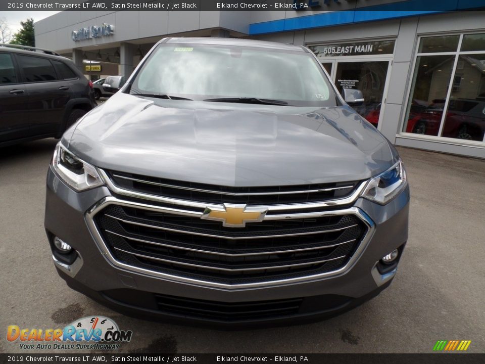 2019 Chevrolet Traverse LT AWD Satin Steel Metallic / Jet Black Photo #2