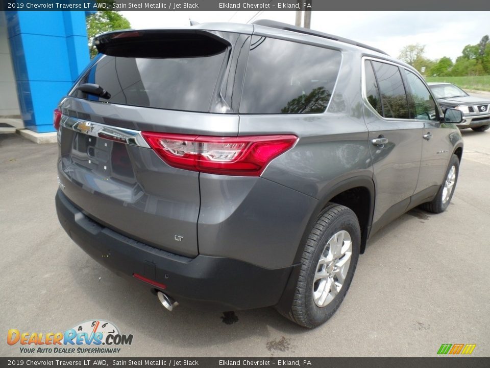 2019 Chevrolet Traverse LT AWD Satin Steel Metallic / Jet Black Photo #5
