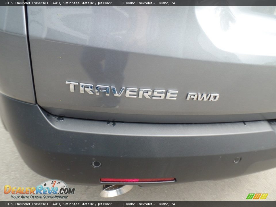 2019 Chevrolet Traverse LT AWD Satin Steel Metallic / Jet Black Photo #10