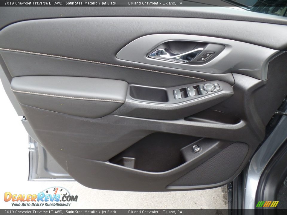 2019 Chevrolet Traverse LT AWD Satin Steel Metallic / Jet Black Photo #13