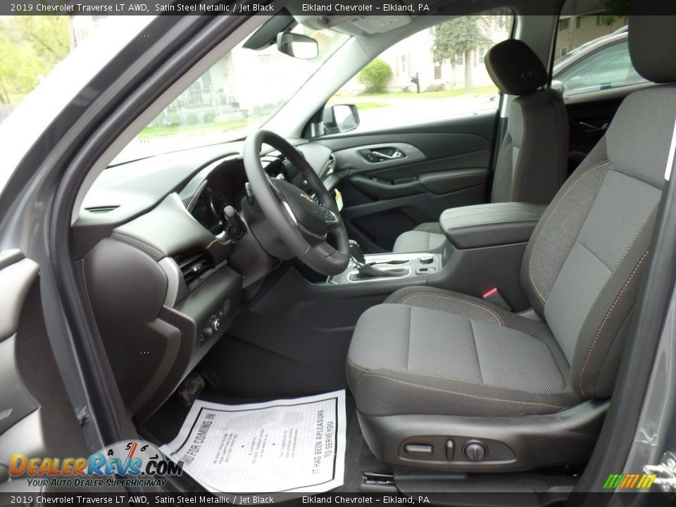 2019 Chevrolet Traverse LT AWD Satin Steel Metallic / Jet Black Photo #14