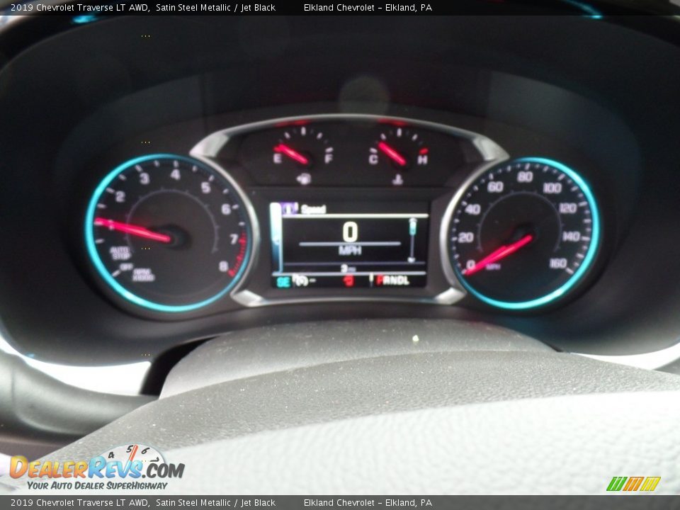 2019 Chevrolet Traverse LT AWD Satin Steel Metallic / Jet Black Photo #21