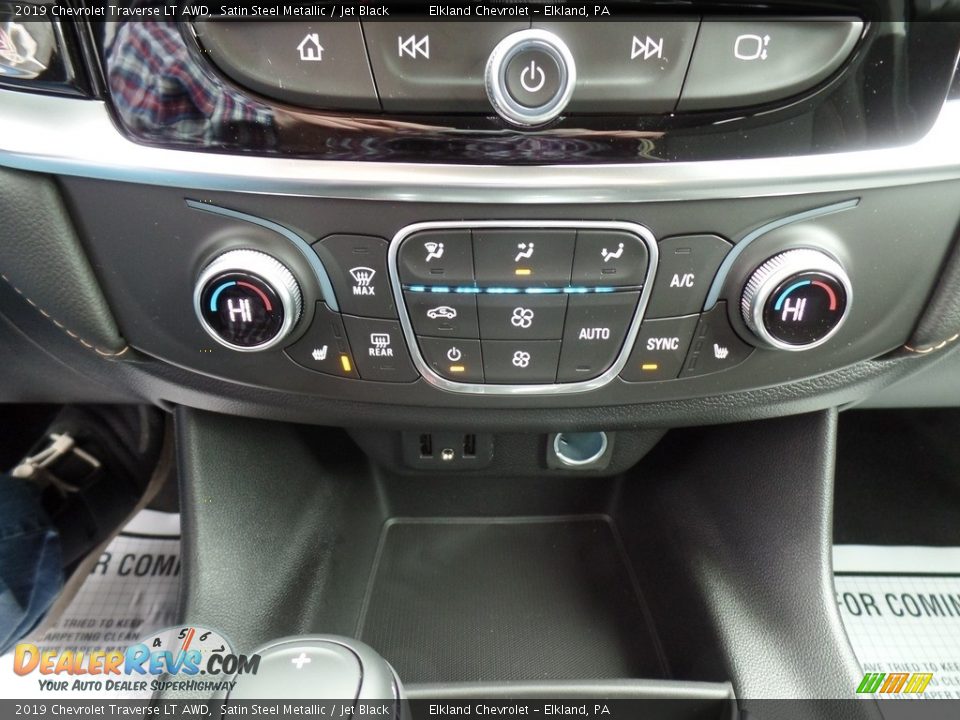 2019 Chevrolet Traverse LT AWD Satin Steel Metallic / Jet Black Photo #27