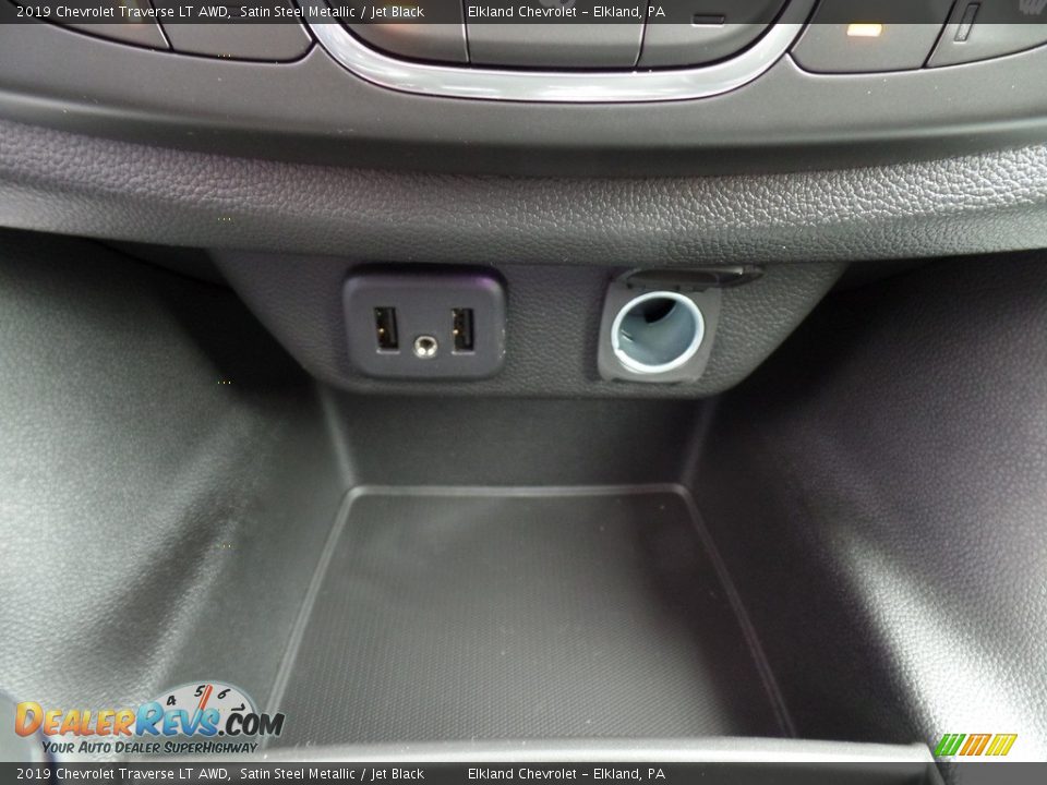 2019 Chevrolet Traverse LT AWD Satin Steel Metallic / Jet Black Photo #29
