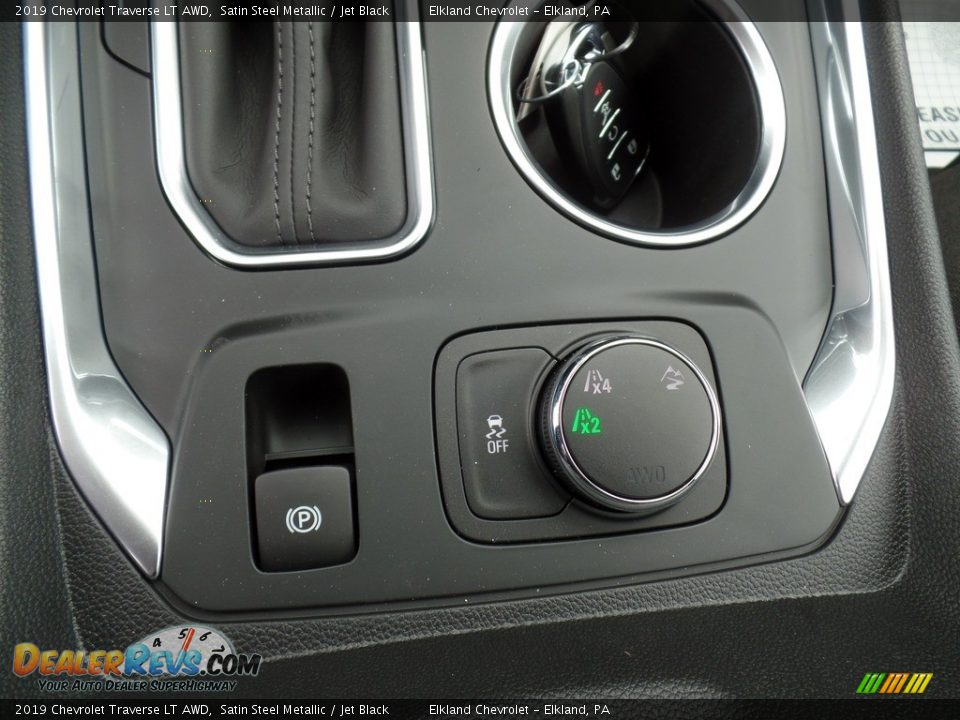 2019 Chevrolet Traverse LT AWD Satin Steel Metallic / Jet Black Photo #30