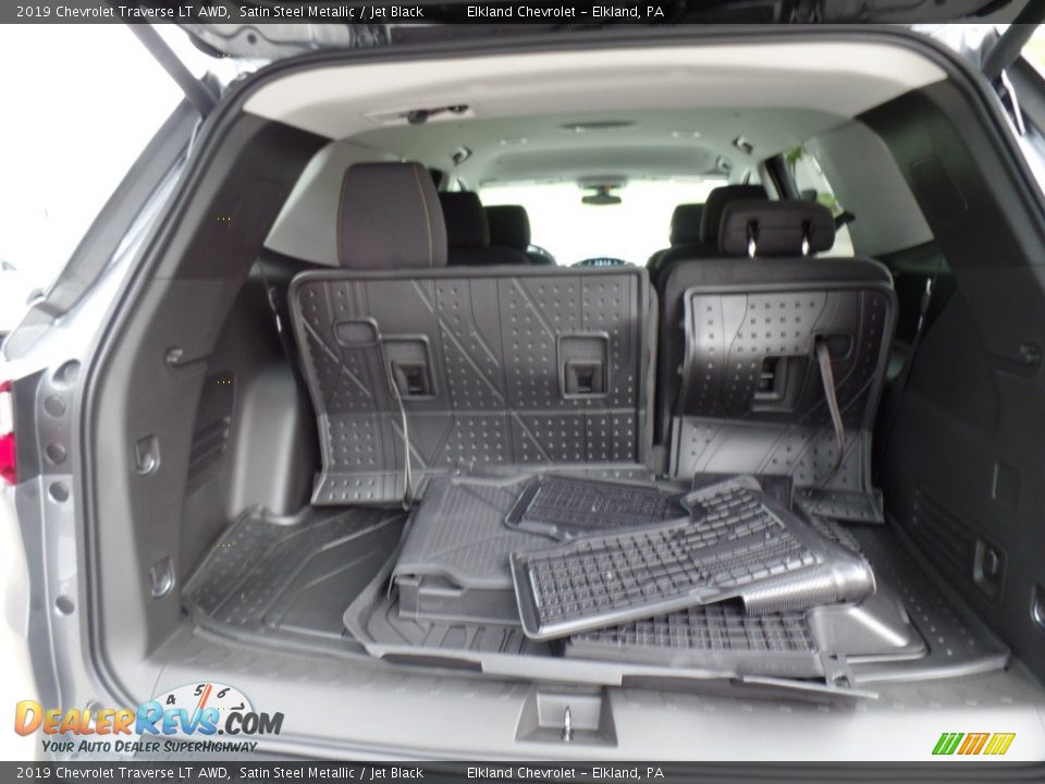 2019 Chevrolet Traverse LT AWD Satin Steel Metallic / Jet Black Photo #35