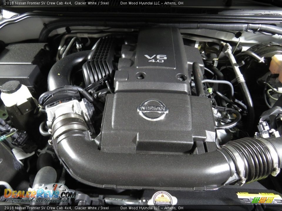 2018 Nissan Frontier SV Crew Cab 4x4 Glacier White / Steel Photo #6