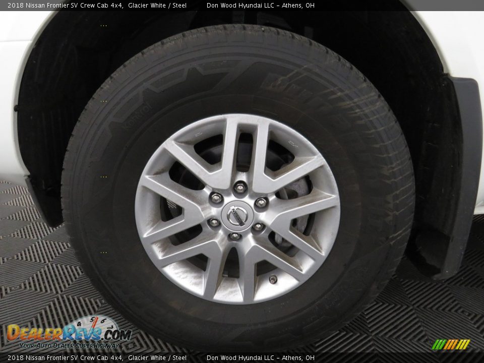 2018 Nissan Frontier SV Crew Cab 4x4 Glacier White / Steel Photo #17