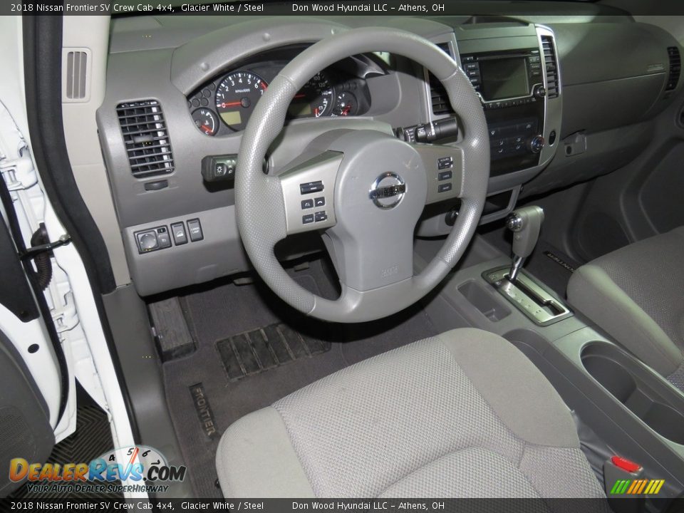 2018 Nissan Frontier SV Crew Cab 4x4 Glacier White / Steel Photo #21