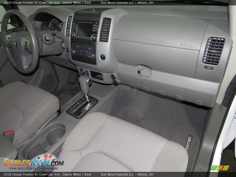 2018 Nissan Frontier SV Crew Cab 4x4 Glacier White / Steel Photo #29