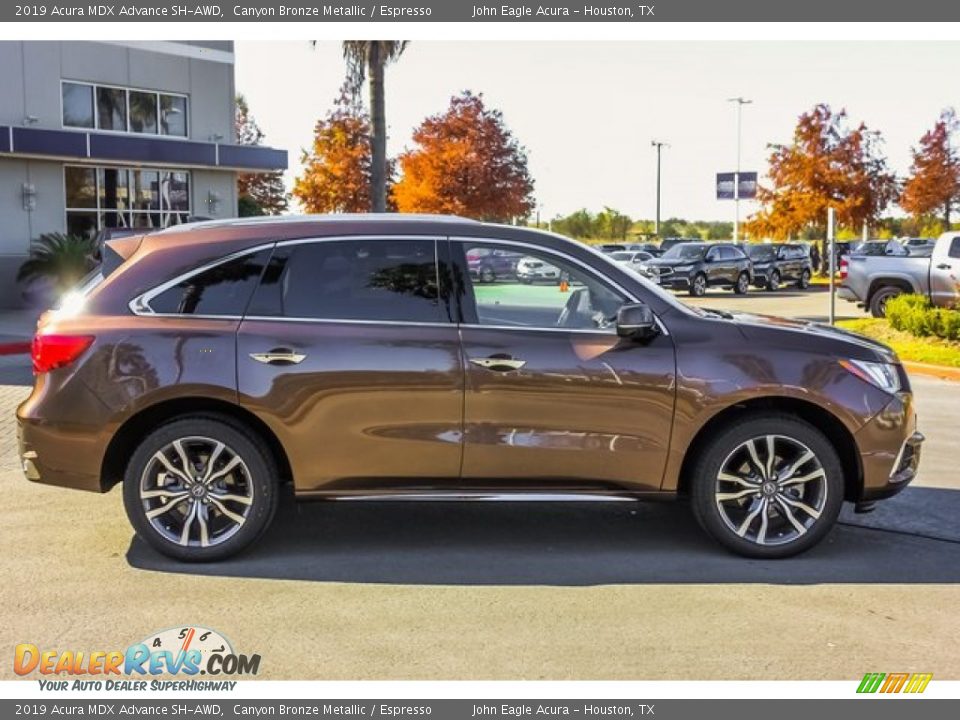 2019 Acura MDX Advance SH-AWD Canyon Bronze Metallic / Espresso Photo #8