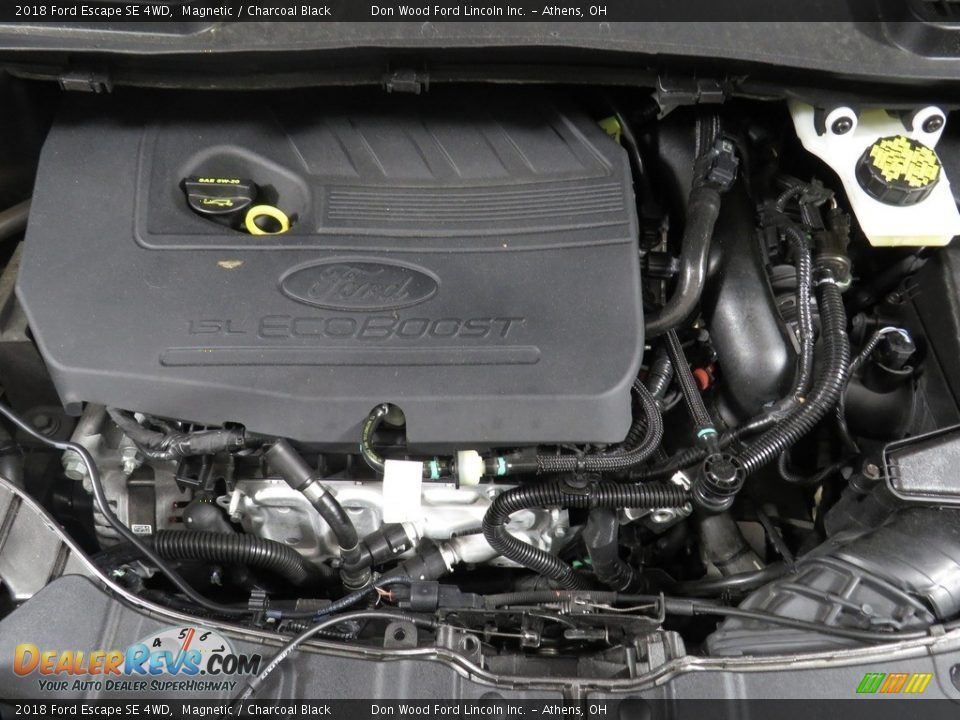 2018 Ford Escape SE 4WD Magnetic / Charcoal Black Photo #6