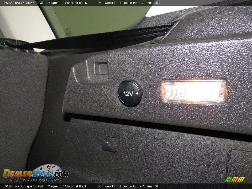 2018 Ford Escape SE 4WD Magnetic / Charcoal Black Photo #13