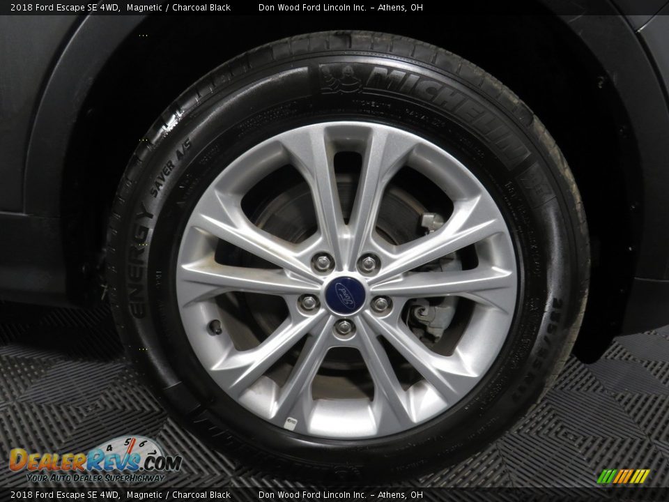 2018 Ford Escape SE 4WD Magnetic / Charcoal Black Photo #18