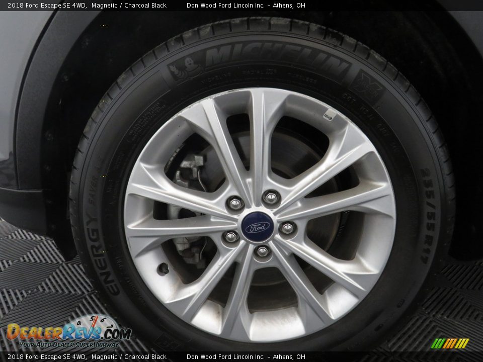 2018 Ford Escape SE 4WD Magnetic / Charcoal Black Photo #19