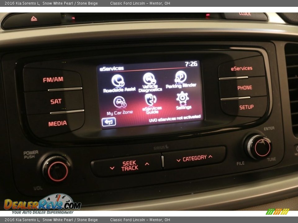 2016 Kia Sorento L Snow White Pearl / Stone Beige Photo #10