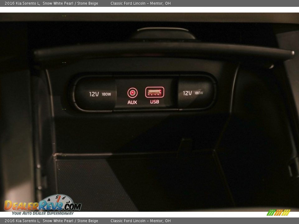 2016 Kia Sorento L Snow White Pearl / Stone Beige Photo #13