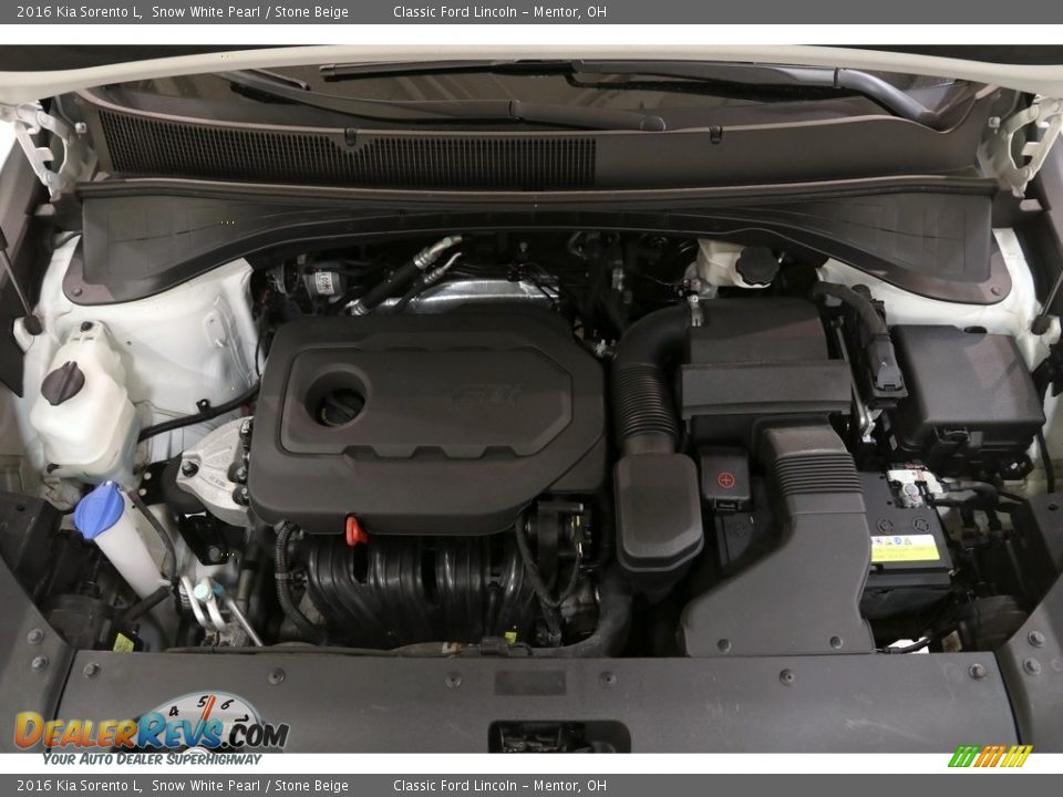 2016 Kia Sorento L Snow White Pearl / Stone Beige Photo #19