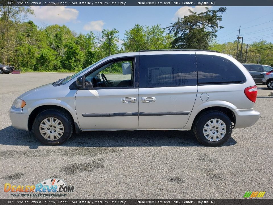 2007 Chrysler Town & Country Bright Silver Metallic / Medium Slate Gray Photo #2