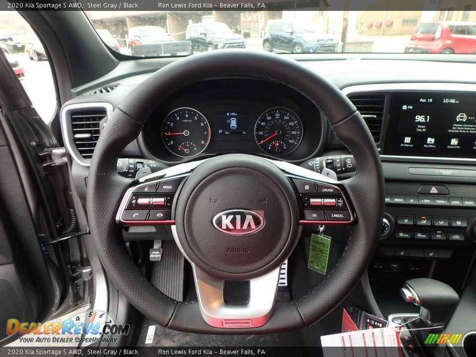 2020 Kia Sportage S AWD Steering Wheel Photo #16