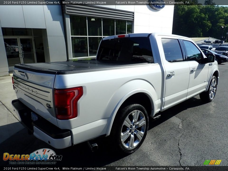 2016 Ford F150 Limited SuperCrew 4x4 White Platinum / Limited Mojave Photo #2