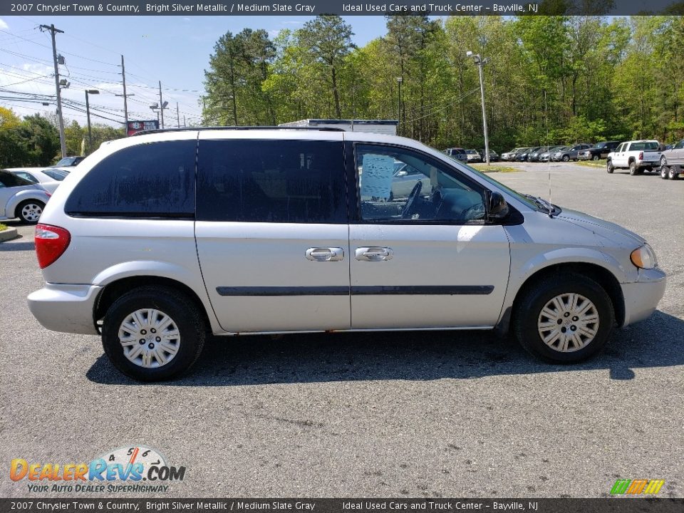 2007 Chrysler Town & Country Bright Silver Metallic / Medium Slate Gray Photo #6