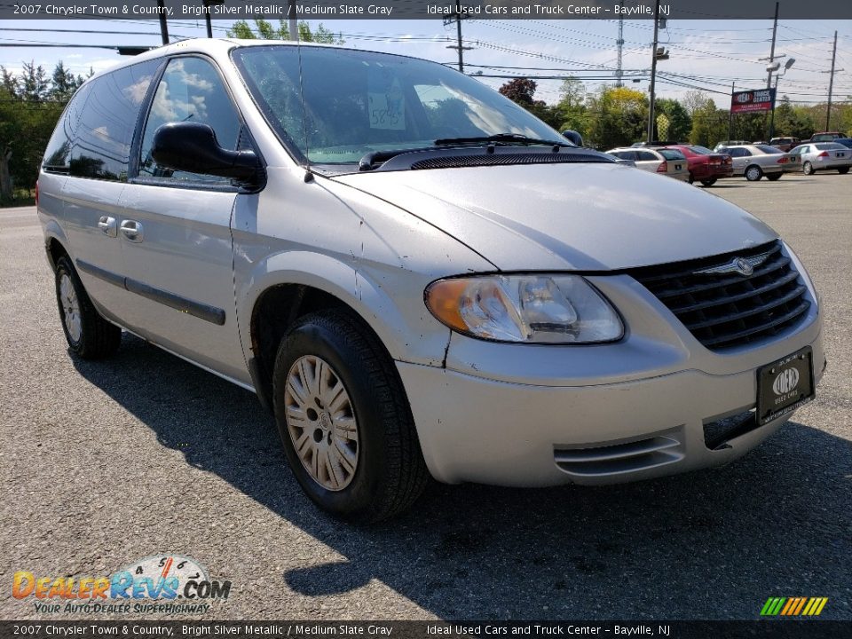 2007 Chrysler Town & Country Bright Silver Metallic / Medium Slate Gray Photo #7