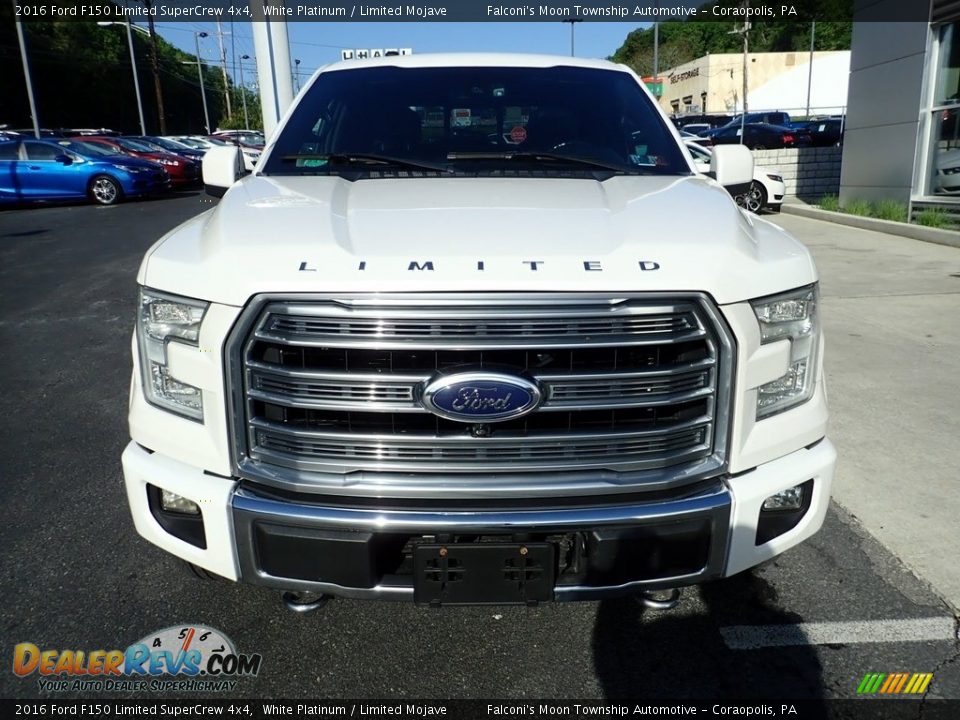 2016 Ford F150 Limited SuperCrew 4x4 White Platinum / Limited Mojave Photo #7