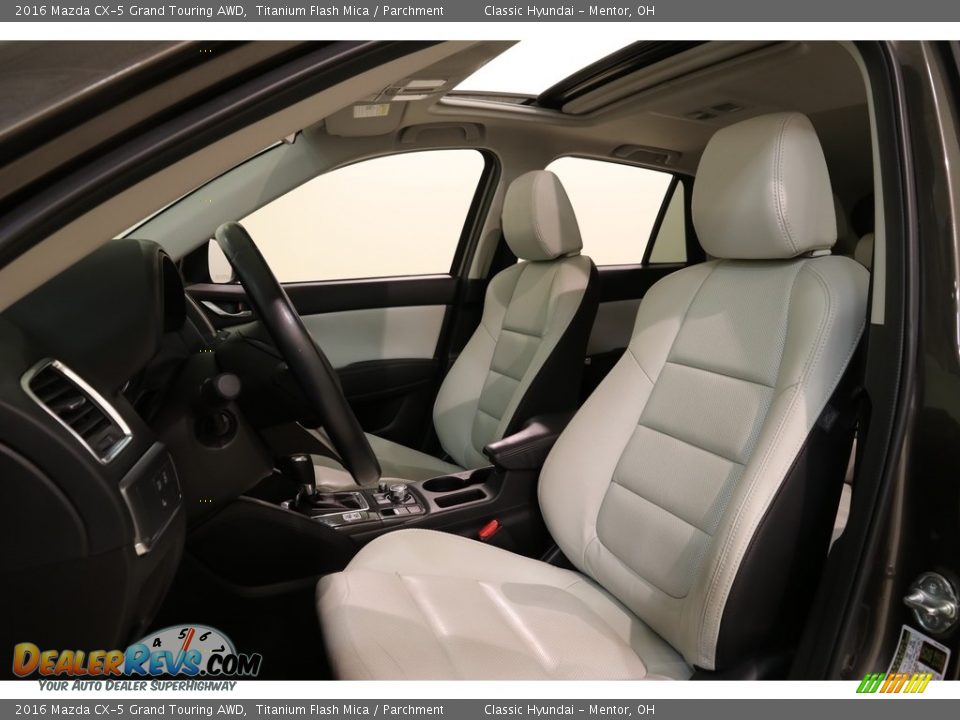 2016 Mazda CX-5 Grand Touring AWD Titanium Flash Mica / Parchment Photo #5