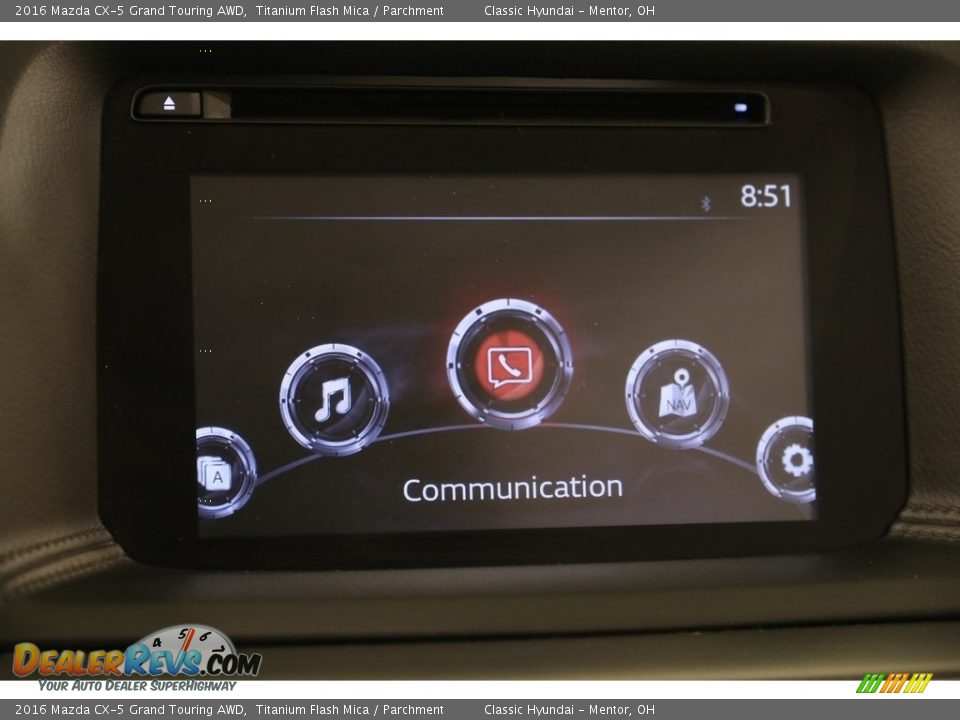 2016 Mazda CX-5 Grand Touring AWD Titanium Flash Mica / Parchment Photo #10