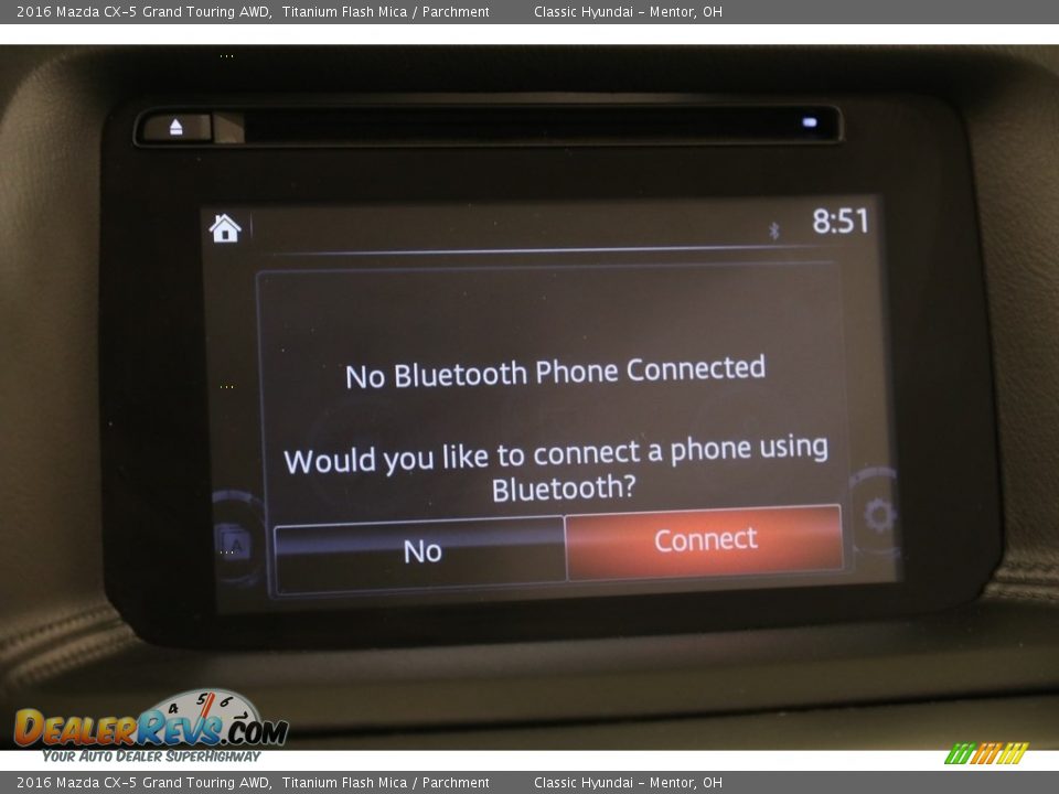 2016 Mazda CX-5 Grand Touring AWD Titanium Flash Mica / Parchment Photo #11