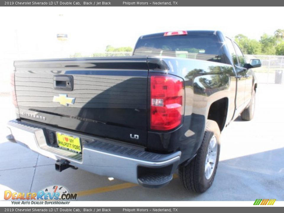 2019 Chevrolet Silverado LD LT Double Cab Black / Jet Black Photo #8